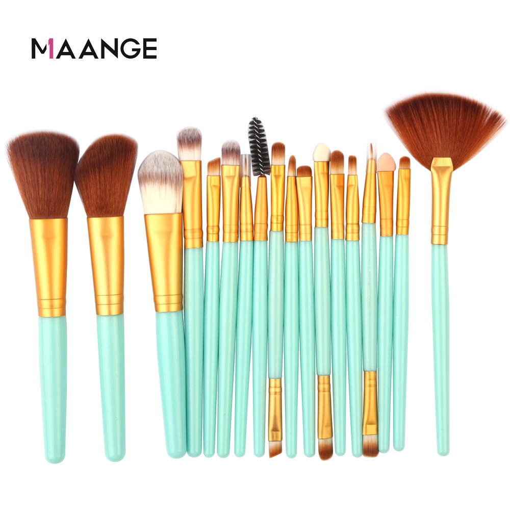 MAANGE 18Pcs Make Up Brush For Eyeshadow Eyebrow Blush 100% Brand New &amp; High Quality MAG5445