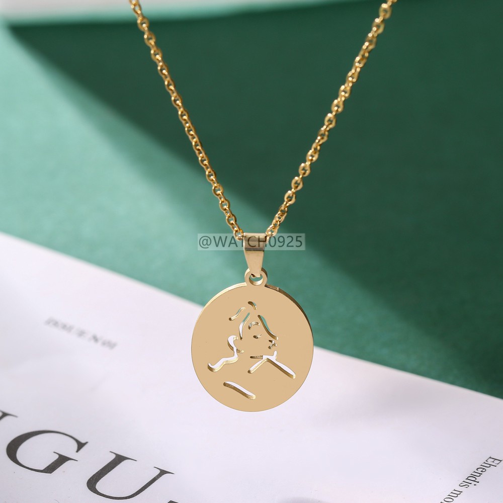 【CELEB】Simple Daisy Pendants Necklaces Women Man Collar Jewelry Korean Design Romantic Choker S74