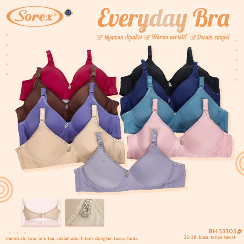 Bra BH Sorex 33305 Cup A Bra busa tanpa kawat