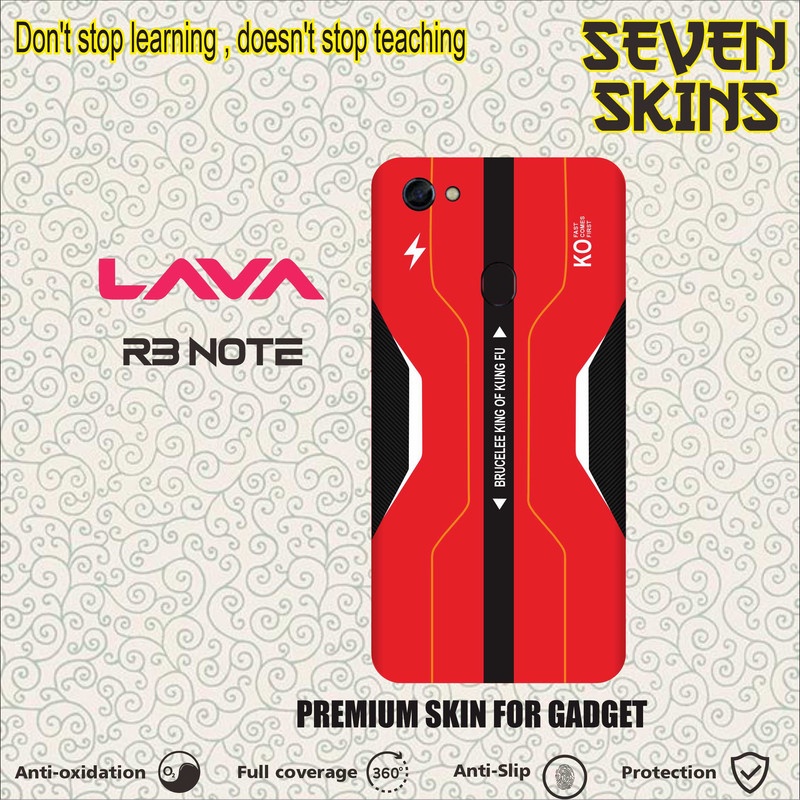 SKIN HANDPHONE  LAVA R3 NOTE RED