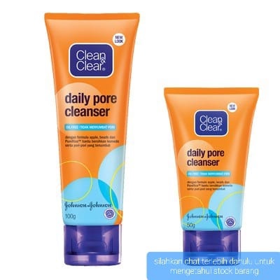 CLEAN &amp; CLEAR FACIAL CLEANSER DAILY PORE FACE WASH ACNE SABUN WAJAH