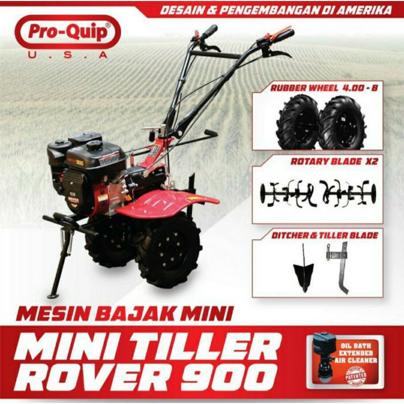 Mesin Traktor Bajak Sawah Rover 900 Proquip