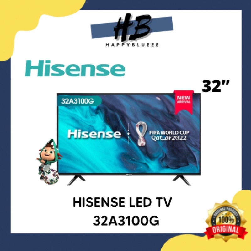 HISENSE LED TV 32 INCH 32A3100G HD DIGITAL TV 32”