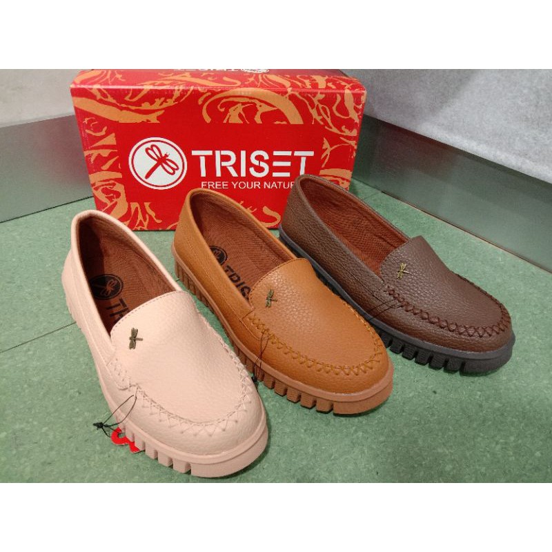 Sepatu wanita Triset bahan kulit