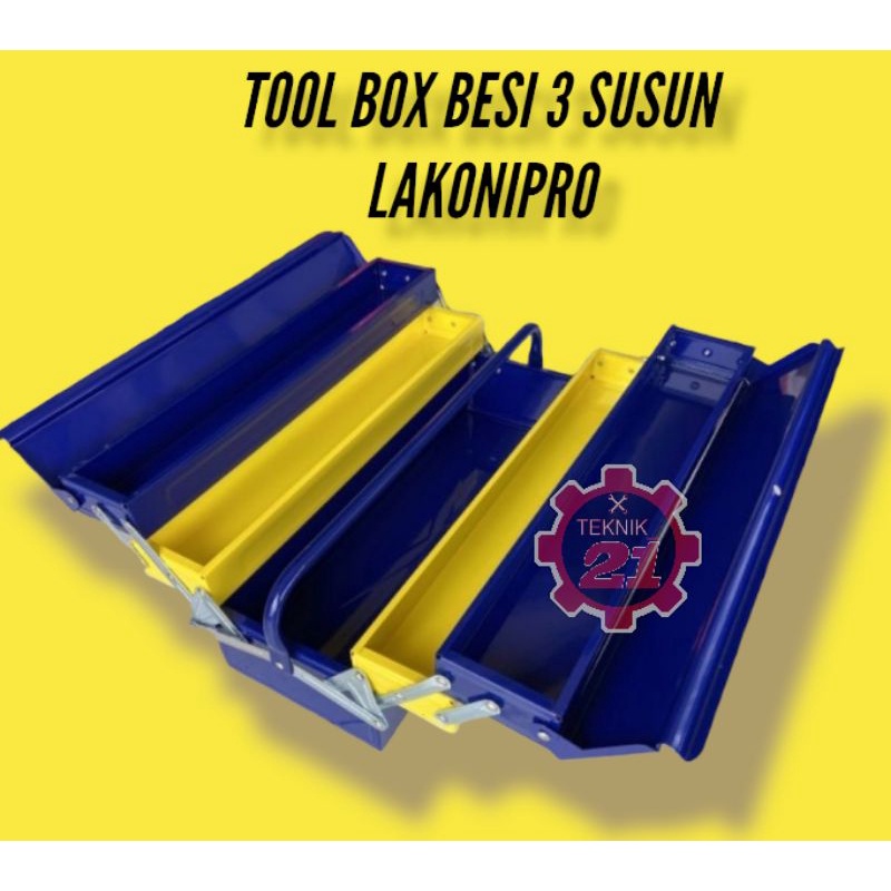 TOOL BOX 3 SUSUN LAKONI TEMPAT KUNCI 3 SUSUN TOOL BOX BESI