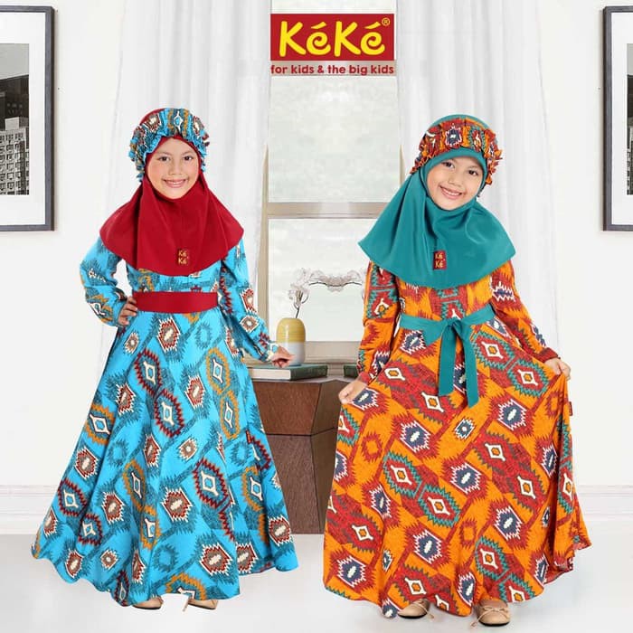 Gamis Anak Keke GM 397 Katun Original | Gamis Anak Keke Original | Gamis Anak Keke Katun | SALE Gami