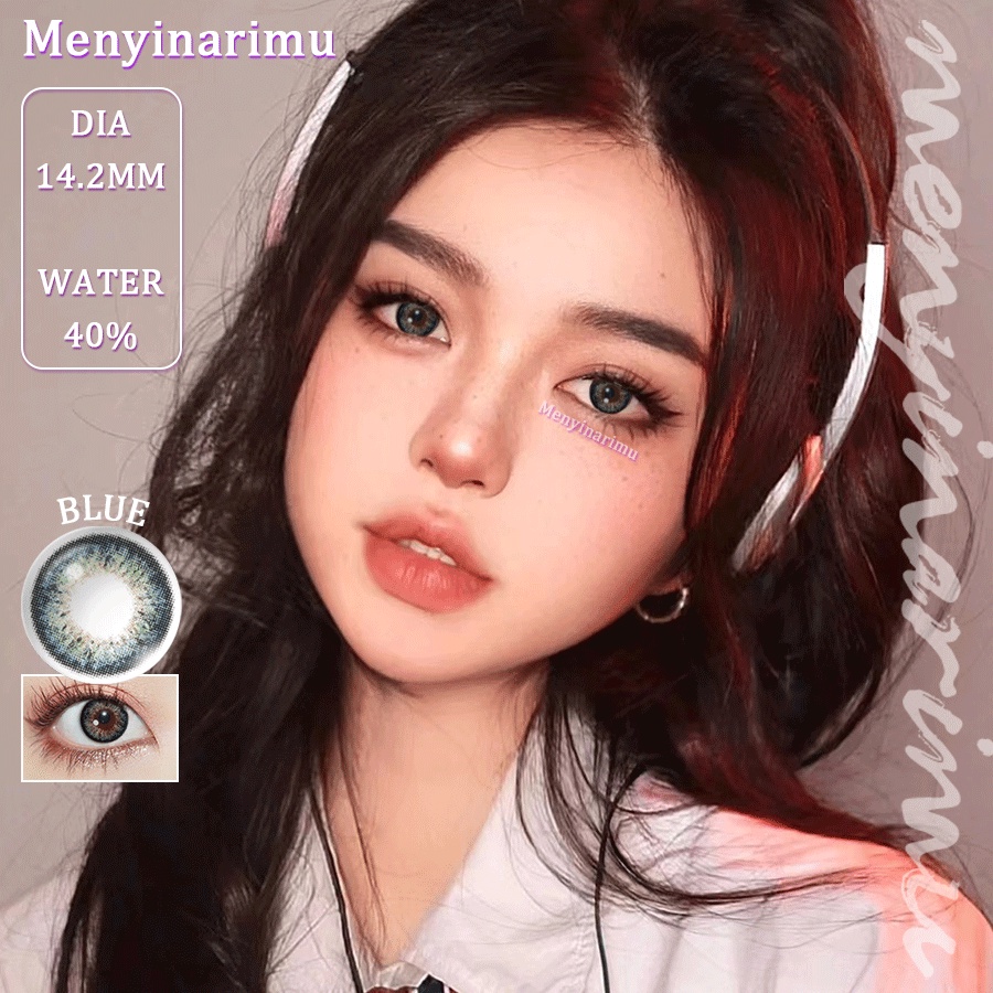 【COD】NEW-KING ~SOFTLENS INNOCENT NORMAL &amp; MINUS BY EXOTICON BIG EYES WARNA PERI MUSIM PANAS BLUE BROWN GRAY Softlen Soflen Soflens