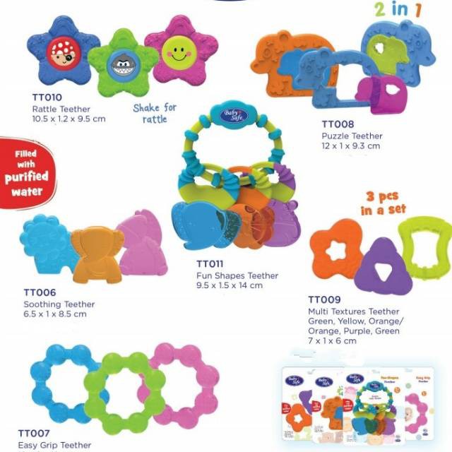 Baby Safe Cooling Teether, Easy Grip Teether TT002,TT003,TT004,TT005,TT006