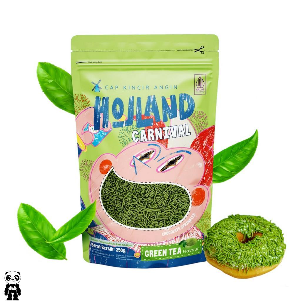 

Holland Carnival Meses Green Tea 250g Meises Rasa Teh Hijau Cap Kincir Angin