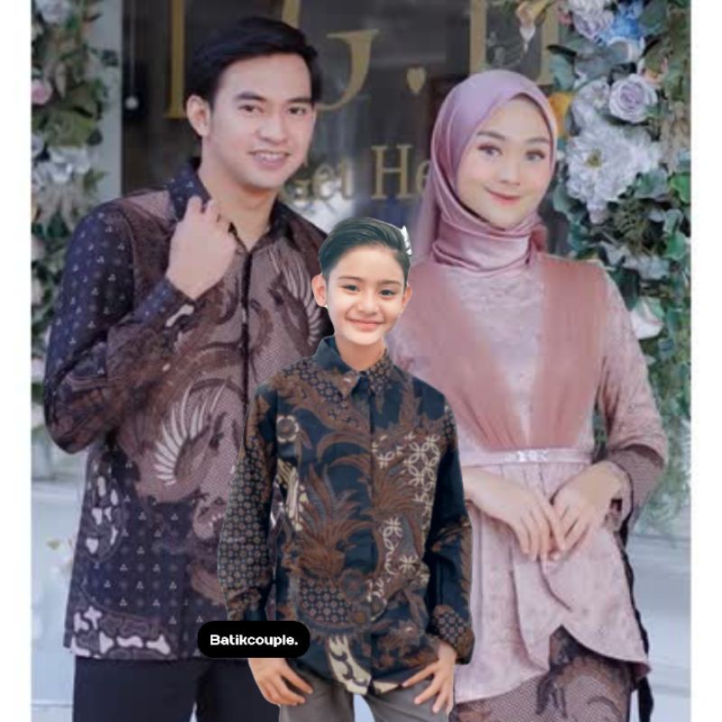 Batik couple family kebaya brukat batik couple keluarga batik lamaran batik kondangan