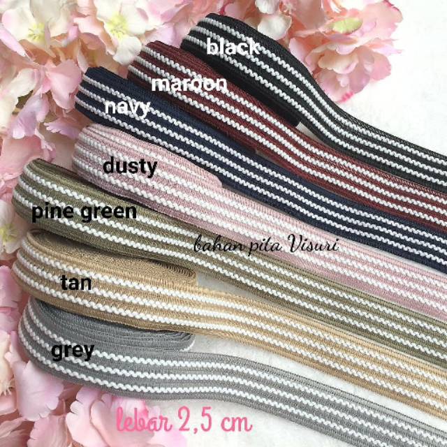 Pita Korea Zig-Zag 2,5 cm per yard (90 cm )