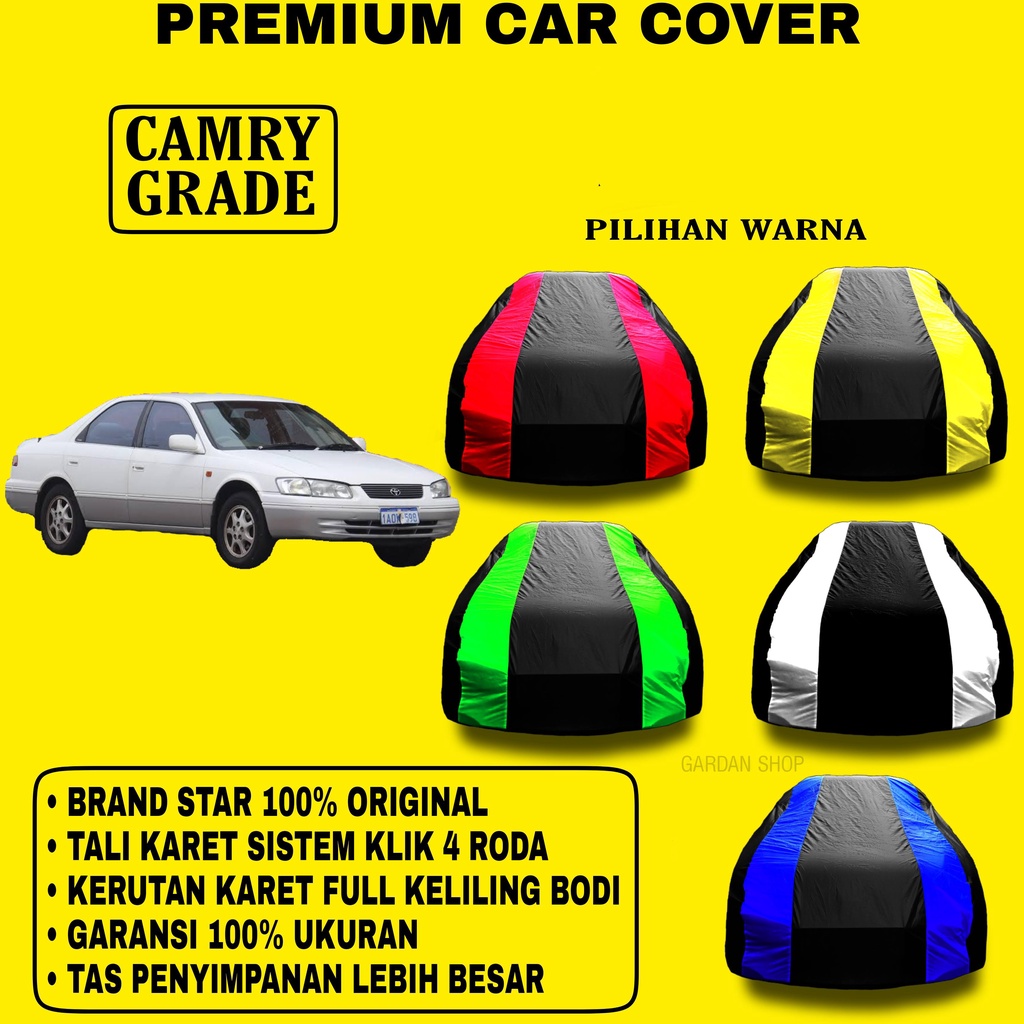 Body Cover CAMRY GRANDE Garis 2 WARNA Penutup Pelindung Bodi Mobil Camry Grande PREMIUM