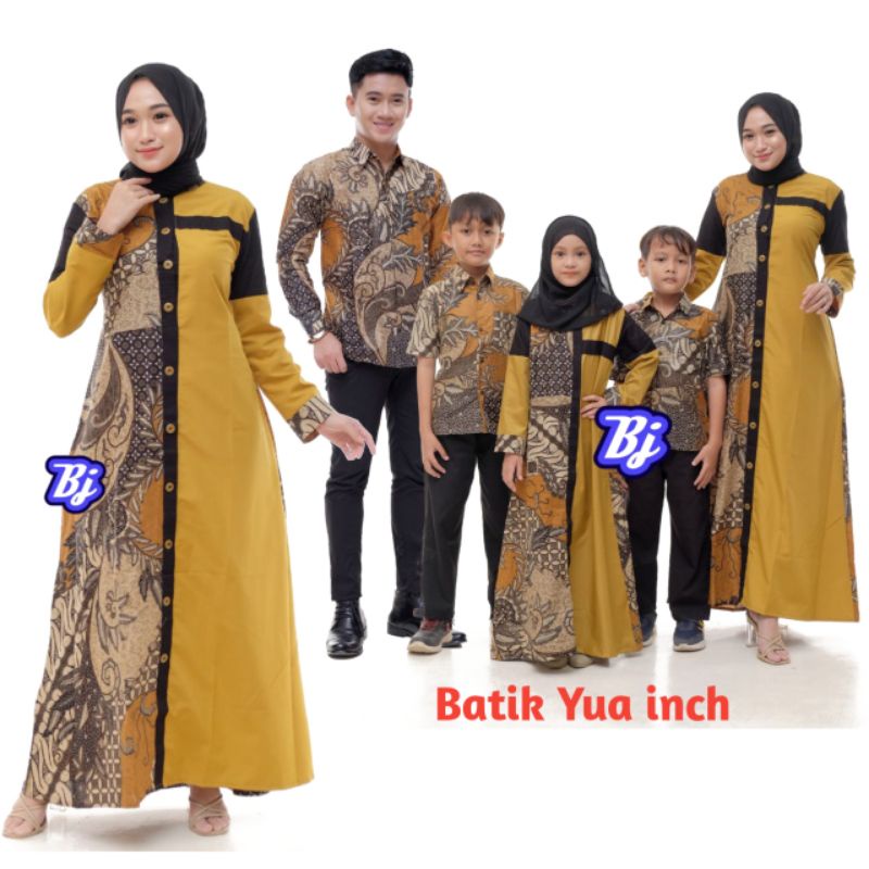 TERBARU FAMILY SET/SET PAKAIAN KELUARGA/COUPLE KELUARGA/COUPLE BATIK MIX TOYOBO/BATIK SARIMBIT KELUA