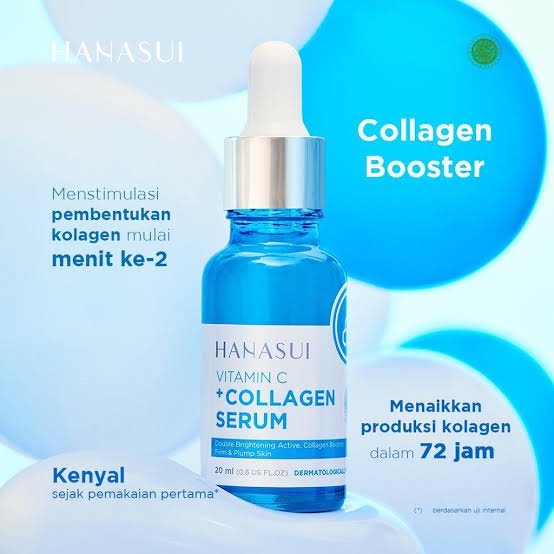 NEW SERUM VITAMIN C + COLLAGEN HANASUI BY JAYA MANDIRI ORIGINAL BPOM - SERUM VITAMIN C