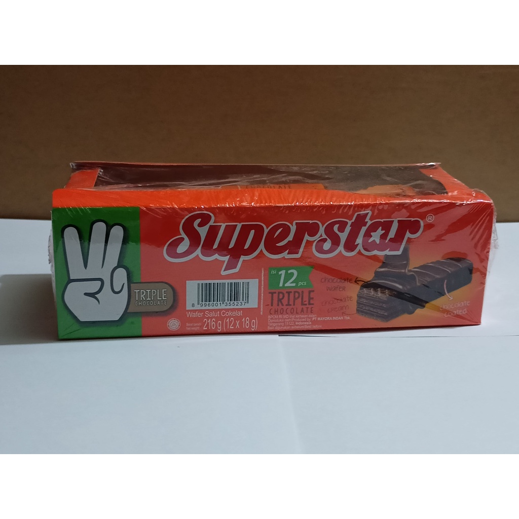 

Superstar Wafer Salut Cokelat Box 216 g