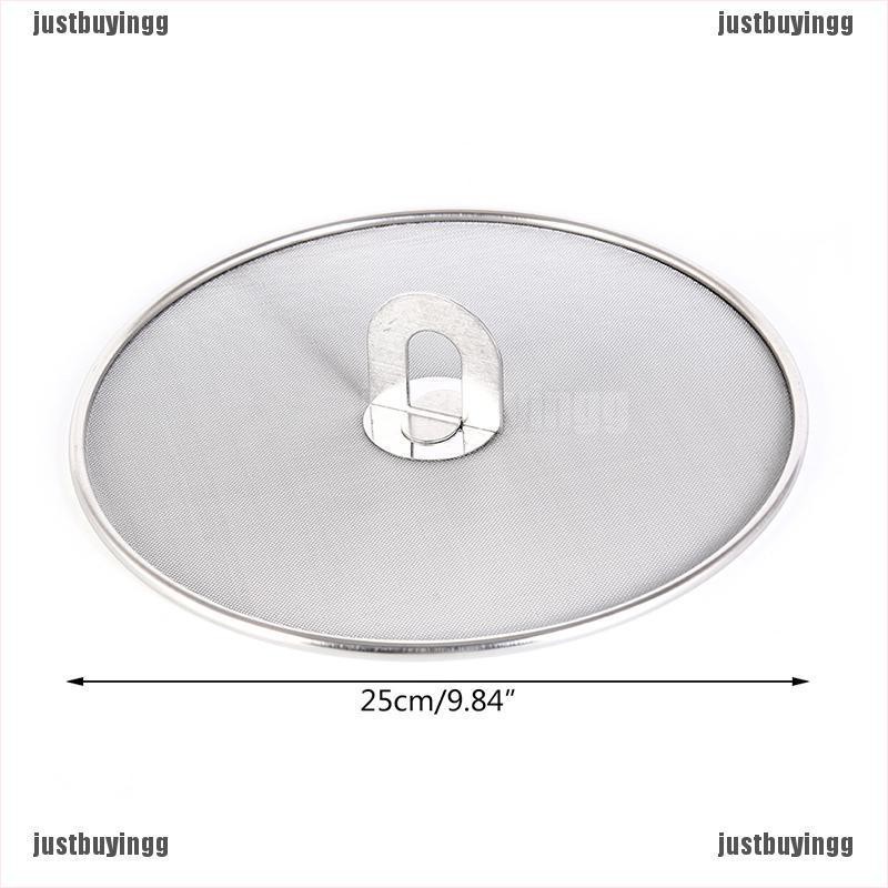 JB✪ stainless steel cover lid oil proofing frying pan splatter screen spill proof