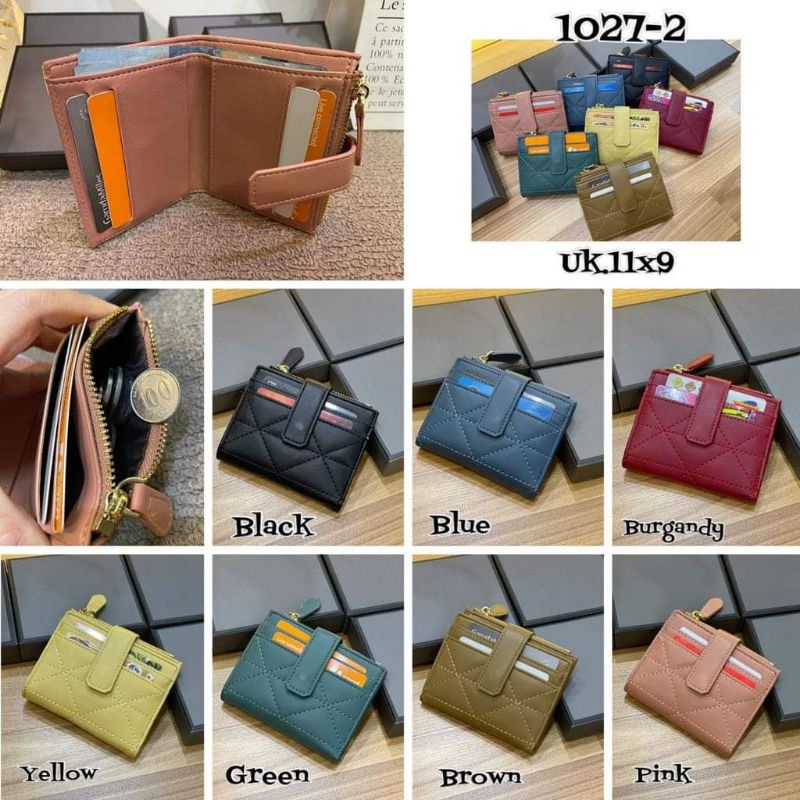 NEW ITEM dompet fashion mini kode 1027-2 free box