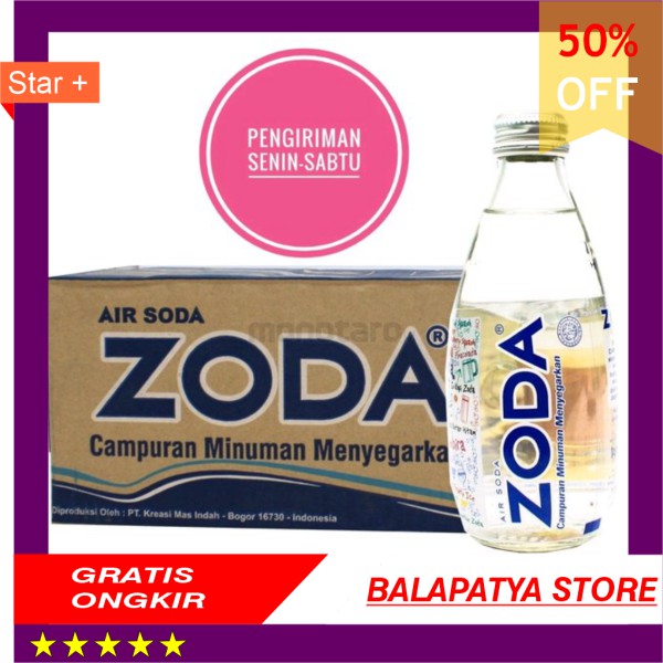 

STOK SISA 9 SAJA ! BURUAN !!! zoda 250ml air soda