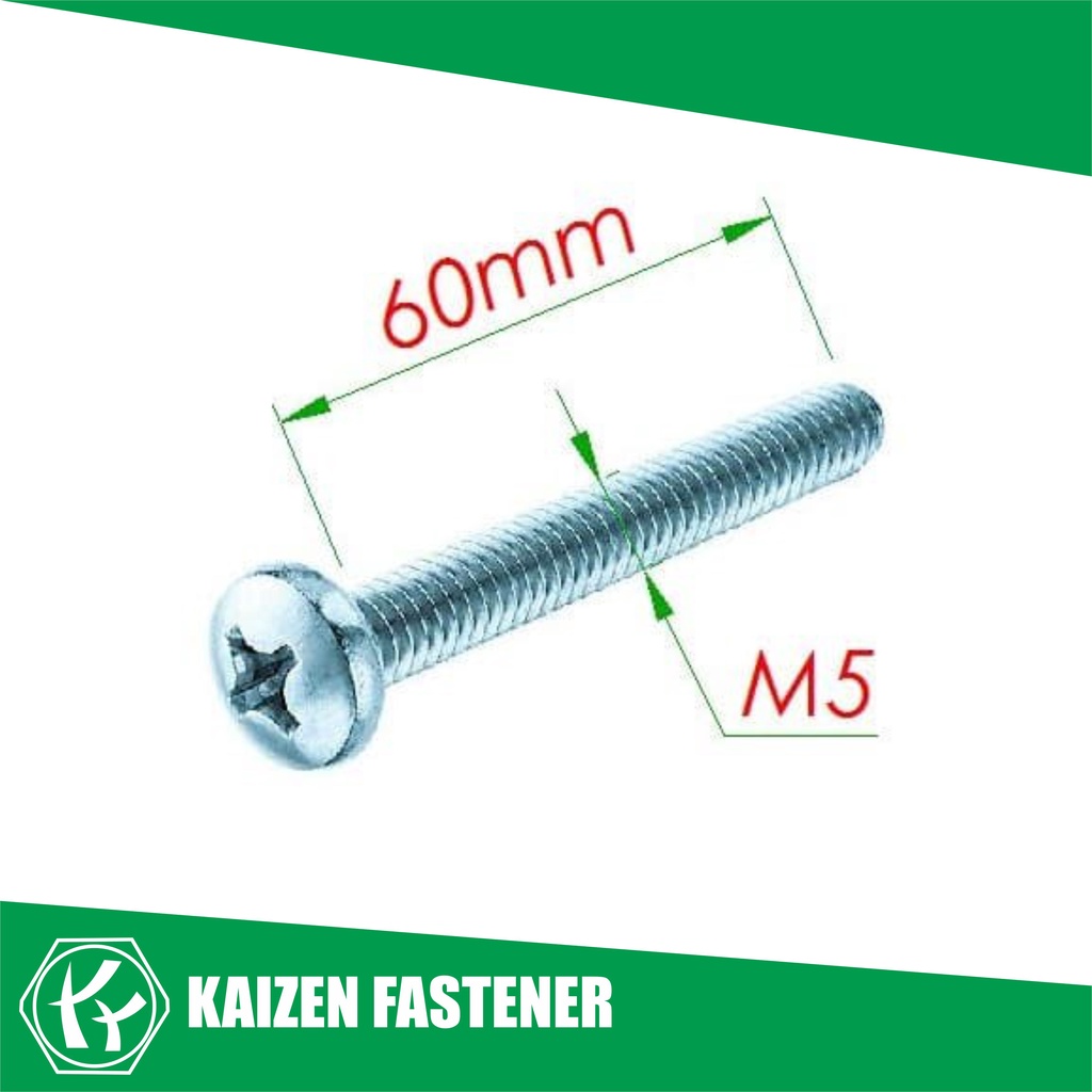 M5x60 Baut JP (+)