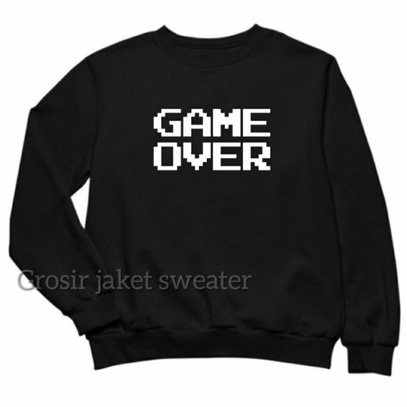 JAKET SWEATER PRIA WANITA (GAME OVER)