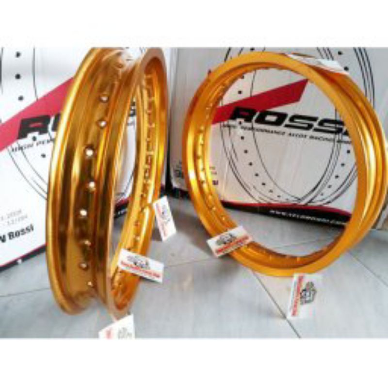 Velg Rossi Pelek Rossi 160 17 / 185 17 / 215 17 / 250 17 Lingkaran Rossi Warna Hitam Merah Biru Silver Ungu