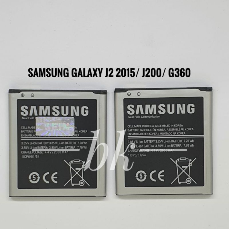 Baterai Batre Batere Samsung Galaxy J2 J2 2015 J200 EB-BG360CBE Battery