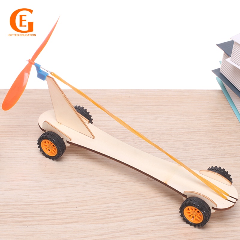 Gifted Mainan Eksperimen Sains Power Car DIY Untuk Edukasi Anak