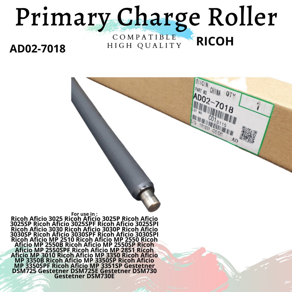 Primary Charge Roller PCR Ricoh Gestetner MP 3351 2851 MP3351 MP2851