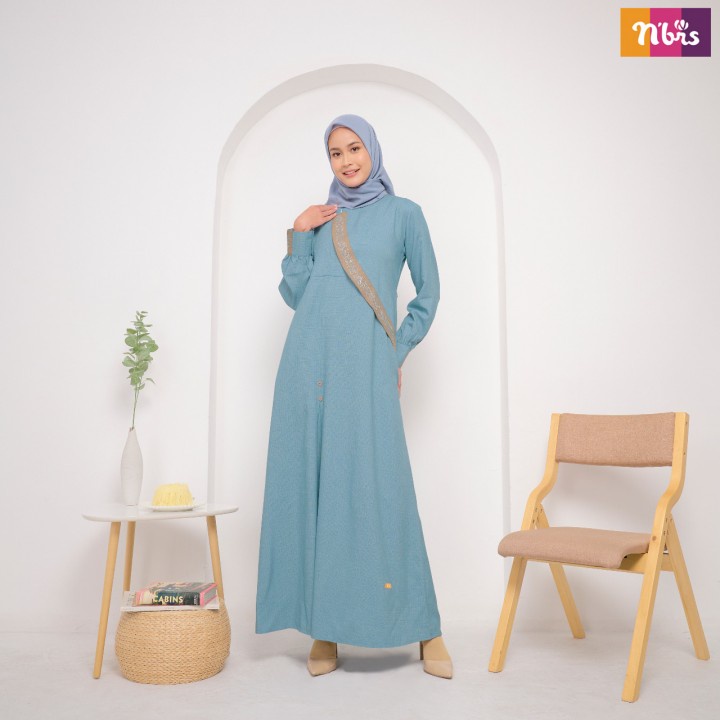 Dress Muslim Nibras Gamis Wanita NB B27 Terbaru 2022