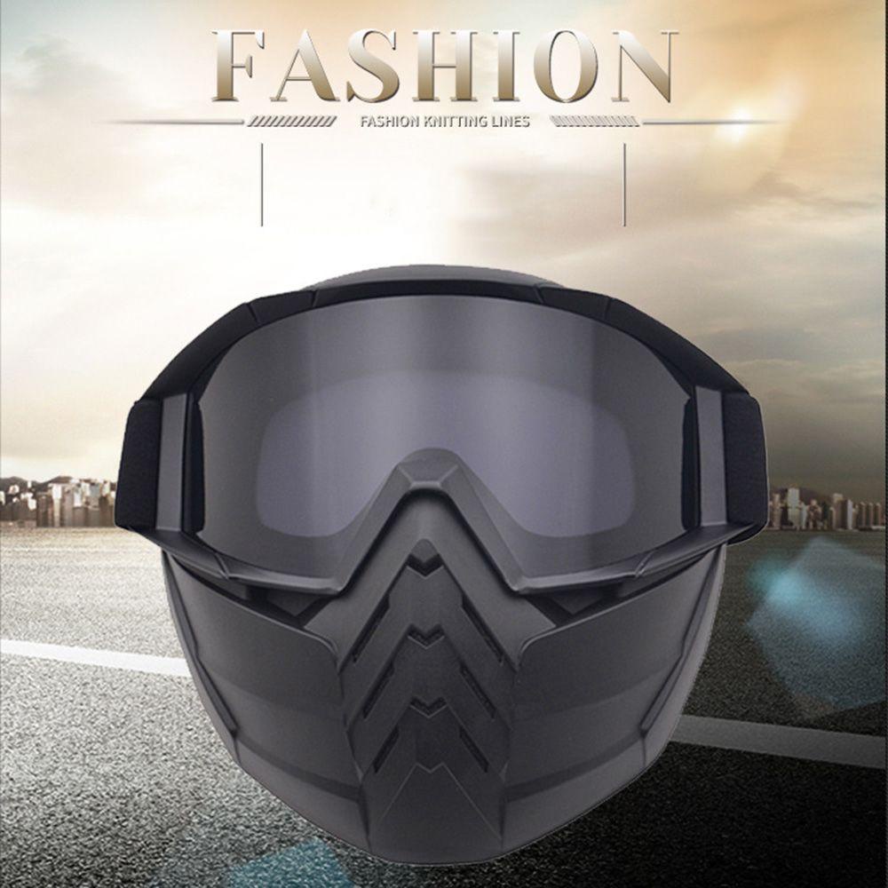 Lily Kacamata Motor Baru Bersepeda Anti UV Pelindung Mata Goggles Eyewear Motor Riding Protector Face Shield