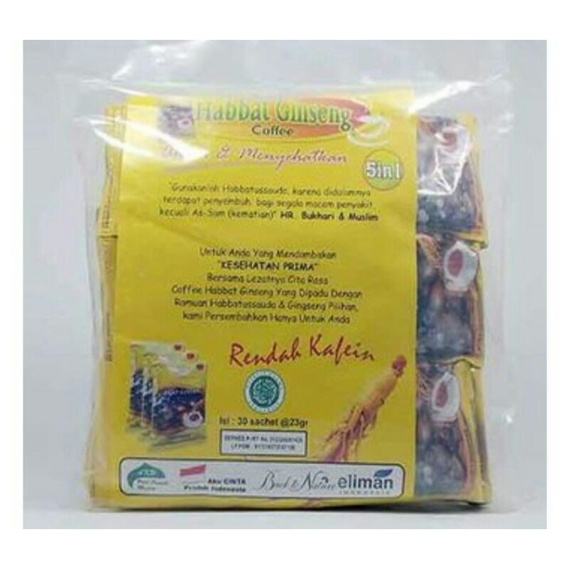 

Kopi Habasyi Ginseng 5 in 1 El-iman