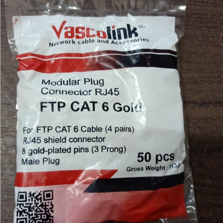 Connector vascolink RJ45 FTP cat6e isi 50/pax