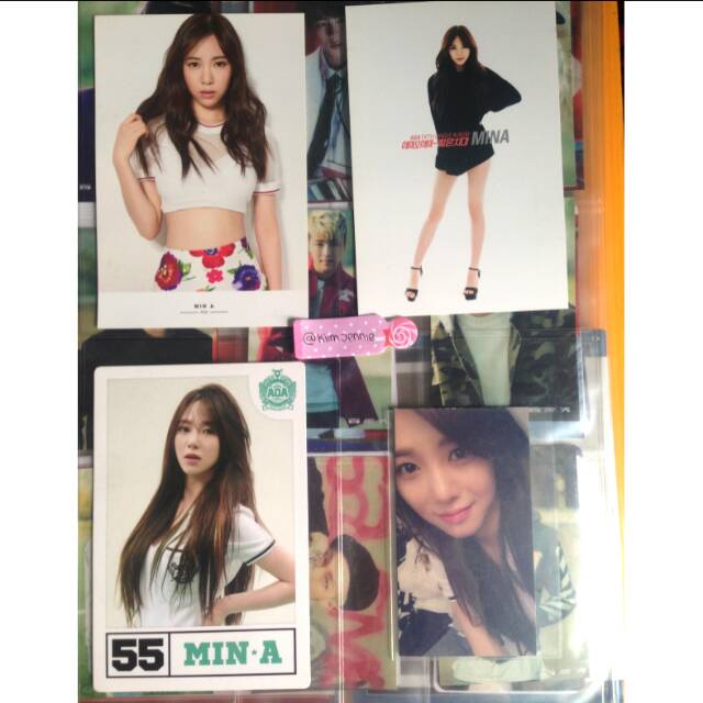 AOA MINA PHOTOCARD MINISKIRT/HEART ATTACK/SHORT HAIR