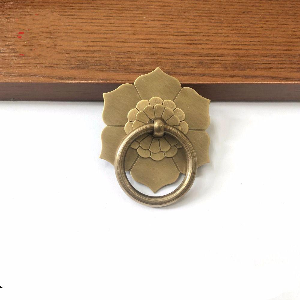 Suyo Knob Laci Gantungan Dinding Kait Gagang Pintu Peralatan Furniture Lemari Drop Ring Tarikan