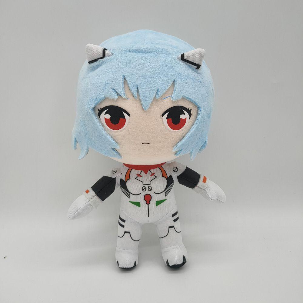 NICKOLAS1 Evangelion Plush Toy Karakter Kartun 20 cm Dekorasi Kamar Mainan Anak Kartun Boneka Boneka Mainan