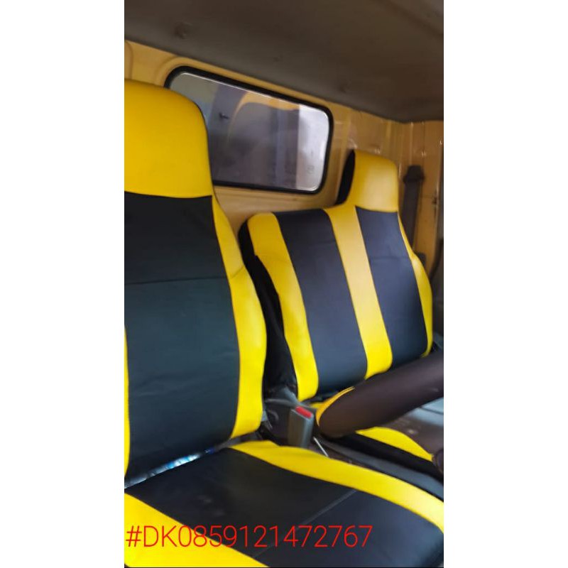 sarung jok mobil canter motif standar