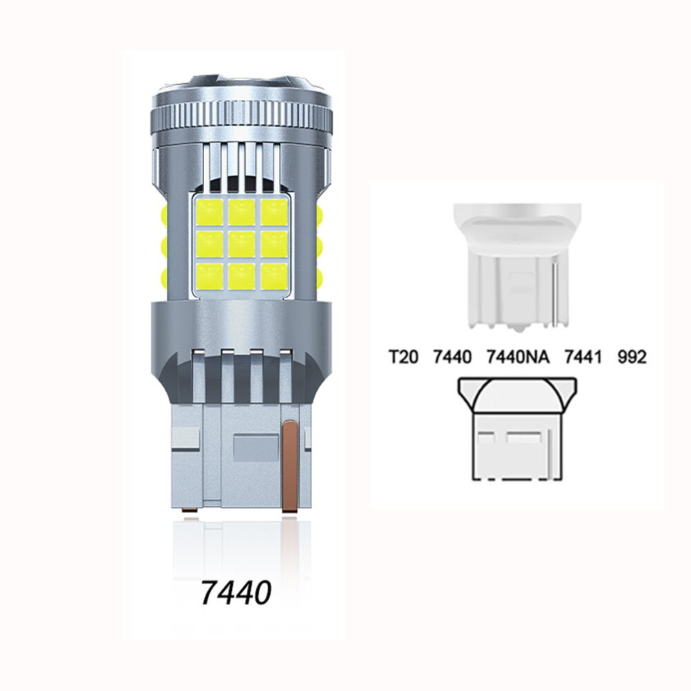 1pc Lampu LED 1156 1157 BAY15D P21 / 5W Canbus 3030SMD Dengan Kipas Angin Untuk DRL / Sein Mobil T20 7440 W21 / 5W 12V