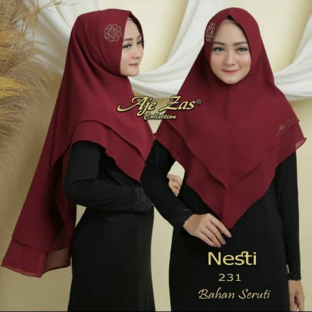 Khimar hijab jilbab ceruty aje.zas nesti