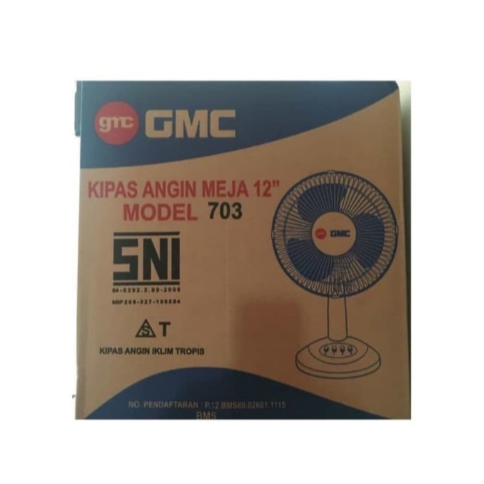 Kipas Angin Meja GMC 12&quot; Desk Fan Kipas Angin Duduk GMC 703