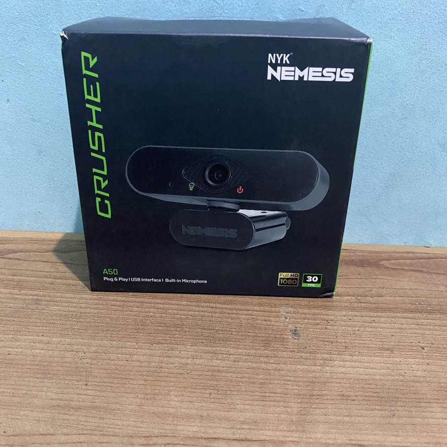 Webcam Nemesis NYK A50 A-50 Crusher 1080p 30Fps Built-In Microphone