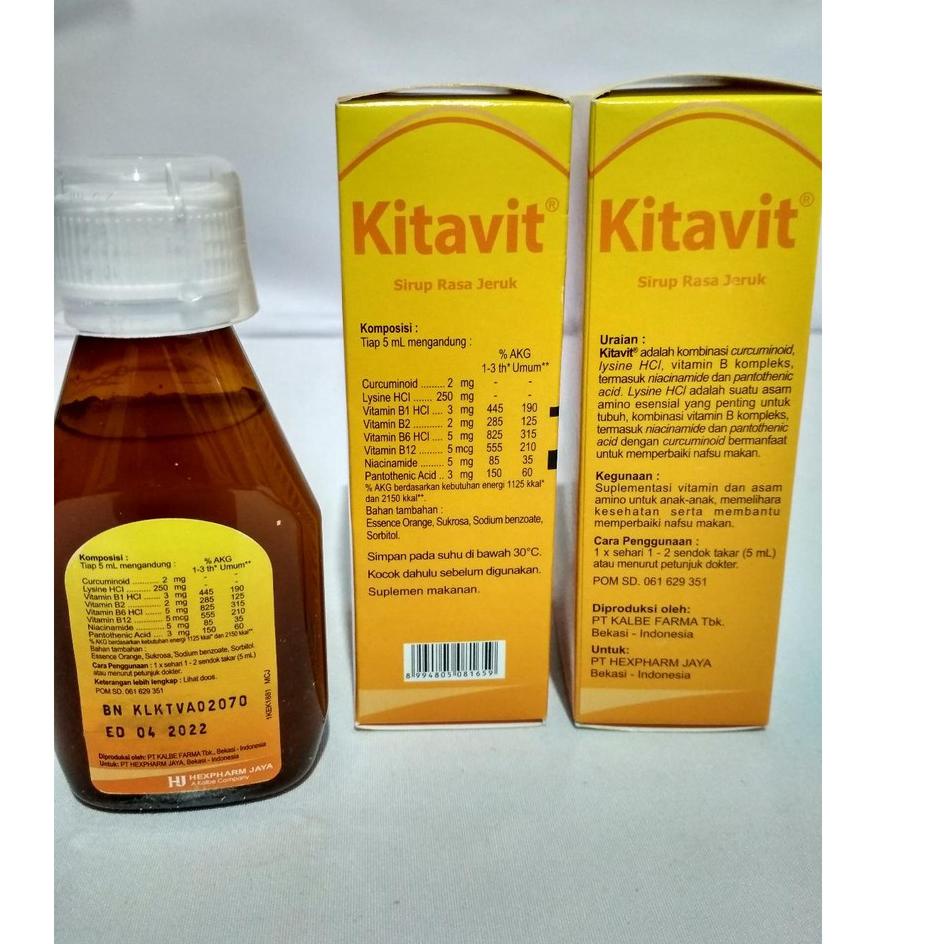 

EJEIRM KITAVIT SIRUP 100 mL Model #Terbaru )┓ ➴ (Grosir)