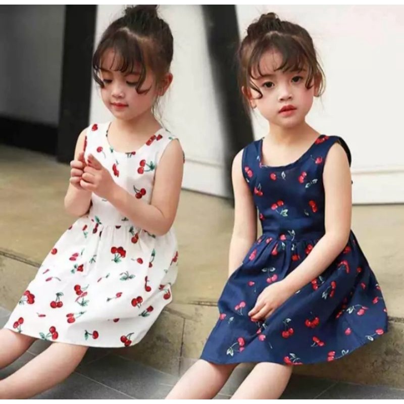 [ETC] Dress Baju Anak Perempuan Impor Princess Original Little Sister Simple Korean Style