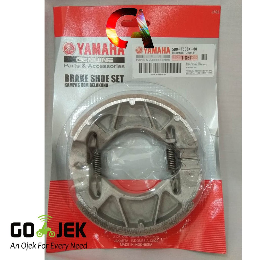Kampas Rem Belakang Tromol Brake Shoe Yamaha Vega ZR Jupiter Z New RXKing
