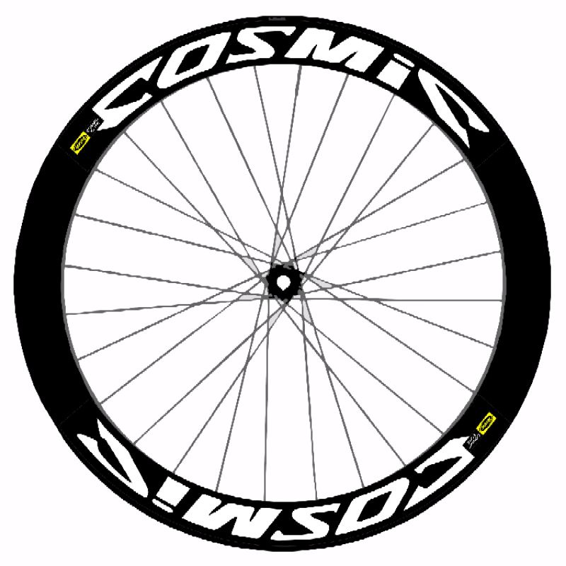 stiker decal velg rim mavic cosmic fixie roadbike  ring 700c lebar 5 cm