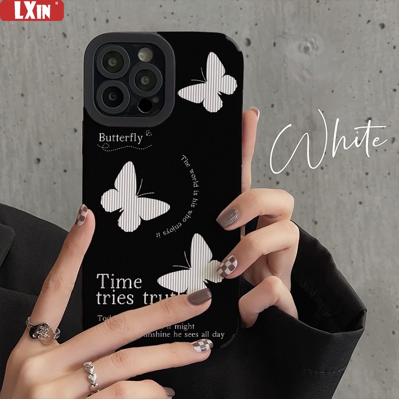 Soft Case Pelindung Motif Kupu-Kupu Untuk OPPO A16 A15 A95 A54 A94 A74 A76 A96 A3S A5S A7 A12 A53 A1K A5 2020 A55 A31 F9 F7 Reno 7Z 6 C352