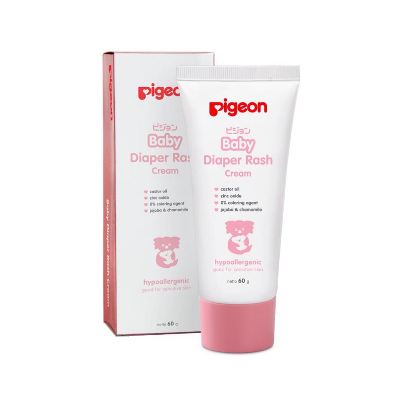 Castle - Pigeon Baby Diaper Rash Cream 60gr - Cream Ruam Popok Bayi Pigeon