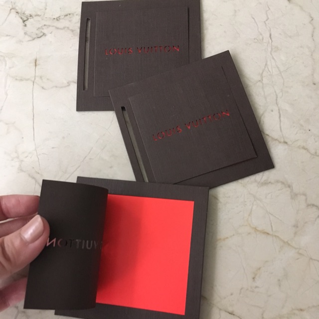 

Kartu Ucapan Louis Vuitton Card / Amplop invoice LV