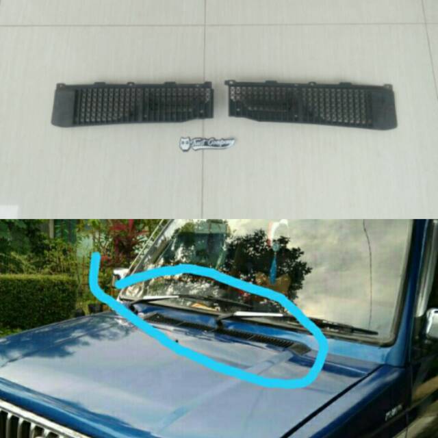 Panggangan sate atau kisi kisi kap mesin kijang super grand rover original copotan