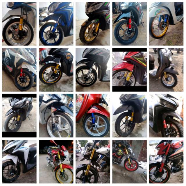 COVER SHOK SHOCK SKOK SOK DEPAN vario beat vixion new cb 150 r SEMUA MOTOR MATIC BEBEK DAN MOGE