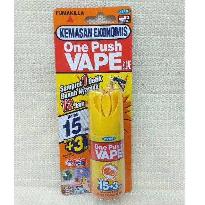 [ EKONOMIS ] obat nyamuk one push vape / fumakilla one push vape / vape one push / obat nyamuk vape